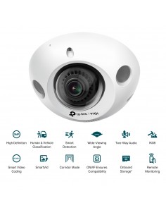 3MP IR мини куполна мрежова... 2